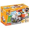 Playmobil Duck ON Call 70830 Centro Operativo Mobile, con caserma dei pompieri e stazione di polizia, custodia pieghevole portatile, giocattolo per bambini dai 3 anni in su