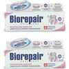 Biorepair: Protezione Gengive (Gum Protection) Toothpaste with microRepair, New Formula - 2.5 Fluid Ounce (75ml) Tubes (Pack of 2)