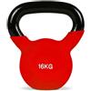 FFitness Kettlebell in Ghisa Rivestita in Neoprene Rosso 16 kg FF 1 St