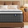 BedStory - Materasso 140 x 190 - 30 cm - Materasso a molle Ensach - Comfort fermo - Doppio comfort - Schiuma di comfort - Isolamento dei movimenti - Materasso a 2 posti - Sostegno lombare, durevole e