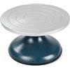 DASBSTE Disco girevole da 18 cm, in acciaio, portata fino a 18 kg | Base antiscivolo, strumenti fai da te per argilla in ceramica, decorazione di torte, modellismo, per rotazione manuale