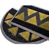 Velcoc Giacomini & Gambarova Tekno Tappeto Rettangolare, 44 x 75 cm, Cocco, Nero