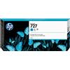 HP 727 Cartuccia Inchiostro Ciano, per DesignJet, originale, 300 ml