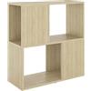 vidaXL Libreria Rovere Sonoma 60x24x63 cm in Truciolato