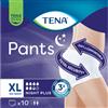 TENA Pants Plus Night XL 10pz Mutandine Assorbenti Notte Incontinenza x 4 pz