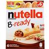 Nutella B-Ready 6x22g Snack Croccante Ripieno Crema 10pz