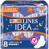 Lines Idea Ultra Notte con Ali Confezione da 8 Pezzi, 24pz