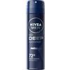 NIVEA DEO SPRAY 150 ML F.M DEEP MALE BLACK CARBONCK CARBON 6 Pack