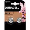 Duracell CR2025 Batterie al Litio 3V (blister 2 pezzi) x 5pz