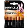 Duracell Plus Boost AA Batterie Alcaline LR6 1.5V 4 Pezzi Stilo Lunga Durata x 5pz