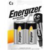 Energizer Power C Batterie Alcaline Mezza Torcia LR14 1.5V Blister 2 Pezzi x 6pz