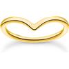 Thomas Sabo Anello da donna TR2393-413-39-56 Forma a V misura 56