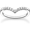 Thomas Sabo da Anello da Donna TR2394-051-14-56 Forma a V Gr. 56