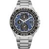 Citizen AT8238-84L Orologio Uomo Eco-Drive Super-Titanio Radio Cronografo 44mm 10ATM