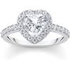 Thomas Sabo TR2477-051-14-54 Anello in argento a forma di cuore con zirconi bianchi Donna