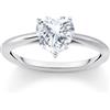 Thomas Sabo TR2476-051-14-54 Anello in argento con pietra bianca a forma di cuore Donna