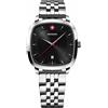 Wenger 01.1921.102 Orologio Da Uomo Vintage Classico 37mm 5ATM