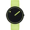 Picto R44023-R013 Manta Ray Black and Paradise Green 40mm 5ATM