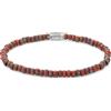 Rebel & Rose Braccialetto Glass Rocks Red Jazz RR-40117-S-S Donna
