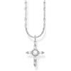 Thomas Sabo KE2296-167-14-L45V Catena in argento con ciondolo a croce Cross Romance Donne