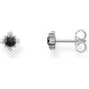 Thomas Sabo H2311-643-11 Orecchini a perno in argento con pietra Nera + zirconi Donne