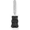 Thomas Sabo CR727-052-11 Orecchini a cerchio singolo in argento con orsetti neri versione midi in oro Donne