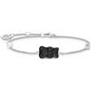 Thomas Sabo A2151-052-11-L19V Bracciale in argento con orso in oro nero e perla + pietra