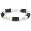 Thomas Sabo A2170-052-11-L17 Bracciale di Perlacon 5 orsetti in oro nero