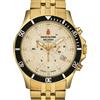 Swiss Alpine Military 7022.9111 cronografo Orologio Uomo 42mm 10ATM