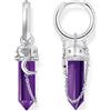 Thomas Sabo Orecchini a cerchio Thomas Sabo con ametista sintetica CR722-643-13