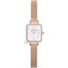 Daniel Wellington DW00100751 Orologio Donna Quadro Mini Charm Bezel 18mm 3ATM