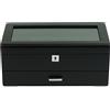 Rothenschild RS-3421-4-BL-GRE scatola porta orologi nero [4] con velluto verde + cassetto