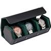 Rothenschild RS-3176-3-BL-GN Rotolo porta orologi nero-verde [3]