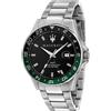 Maserati R8853140005 Sfida GMT Orologio Uomo 44mm 10ATM