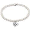 Engelsrufer Bracciale ERB-HEARTWING-PE Pearl per le donne