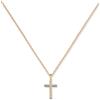 Engelsrufer ERN-LILCROSS-ZI-G Cross Collare da donna 38mm, regolabile