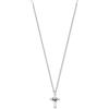 Engelsrufer ERN-CROSSHEART-BIR Cross Collare da donna 40mm, regolabile
