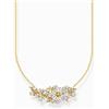 Thomas Sabo KE2085-414-4-L45V Catena flower placcato oro Signore
