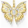 Thomas Sabo PE984-414-14 Pendente Fiore con pietre placcato oro Signore