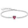 Thomas Sabo A2188-013-10-L19V braccialetto romance argento