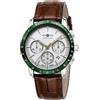 Zeppelin 8878-4 Orologio Uomo New York Cronografo 43mm 5ATM