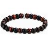 Thomas Sabo A2196-806-7-L19 Bacciale unisex Ossidiana e rotes Occhio di tigre