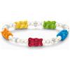 Thomas Sabo A2153-052-7-L17 Bracciale di perla Orsetti d'Oro colorate 17 cm