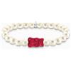Thomas Sabo A2154-017-10-L15 Bracciale di perline Orsetti d'Oro rosso 15 cm