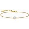 Thomas Sabo A2156-414-14-L19V Bracciale placcato oro con zirconi bianchi