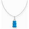 Thomas Sabo KE2209-052-1-L45V Collana d'argento con ciondolo a forma di Orsetti 'Oro blu da donna