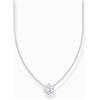 Thomas Sabo KE2210-051-14-L45V Collana in argento con ciondolo in zirconi bianchi da donna