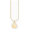 Thomas Sabo KE2266-427-14-L45V Catena placcata oro con ciondolo a forma di zampa Donna