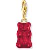Thomas Sabo 2190-413-10 Charm rosso Orsetti d'Oro Ciondolo placcato oro Donna