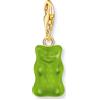 Thomas Sabo 2192-413-6 Charm verde Orsetti d'Oro Ciondolo placcato oro Donna